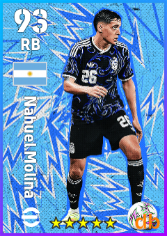 Nahuel Molina — RB, OVR 93, MAX 93