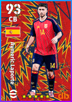 Aymeric Laporte — CB, OVR 93, MAX 93