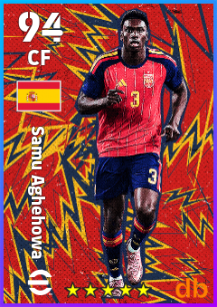 Samu Aghehowa — CF, OVR 94, MAX 94