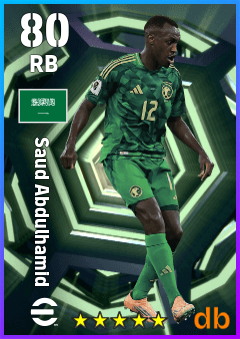 Saud Abdulhamid — RB, OVR 80, MAX 80