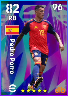 Pedro Porro — RB, OVR 82, MAX 96