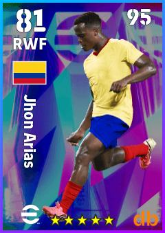 Jhon Arias eFootball player card