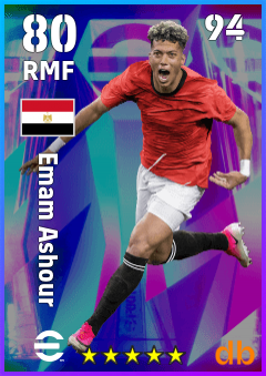Emam Ashour — RMF, OVR 80, MAX 94