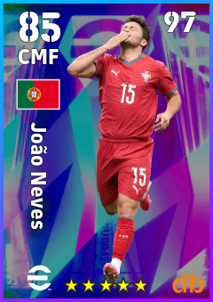 João Neves — CMF, OVR 85, MAX 97
