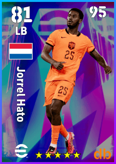 Jorrel Hato — LB, OVR 81, MAX 95