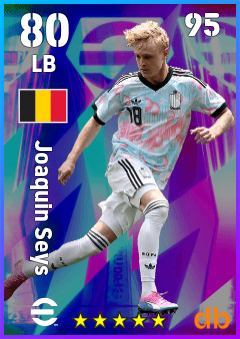 Joaquin Seys — LB, OVR 80, MAX 95