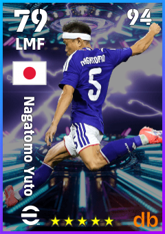 Nagatomo Yuto — LMF, OVR 79, MAX 94