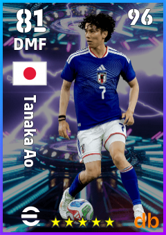 Tanaka Ao — DMF, OVR 81, MAX 96