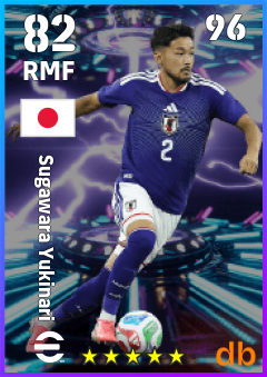 Sugawara Yukinari — RMF, OVR 82, MAX 96
