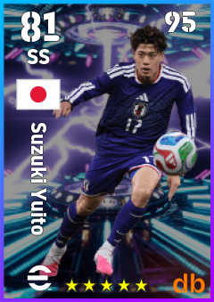 Suzuki Yuito — SS, OVR 81, MAX 95