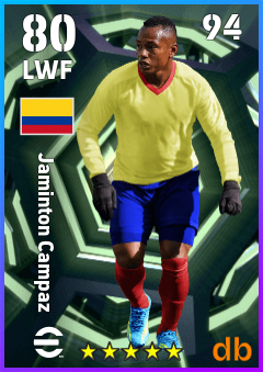 Jaminton Campaz — LWF, OVR 80, MAX 94