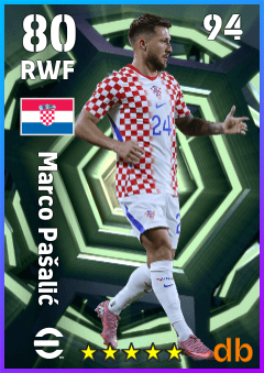 Marco Pašalić — RWF, OVR 80, MAX 94