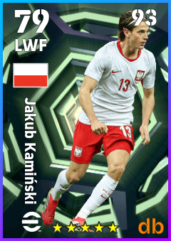 Jakub Kamiński — LWF, OVR 79, MAX 93