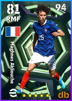 Maghnes Akliouche — RMF, OVR 81, MAX 94