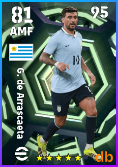 G. de Arrascaeta — AMF, OVR 81, MAX 95