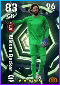 Alisson Becker eFootball player card