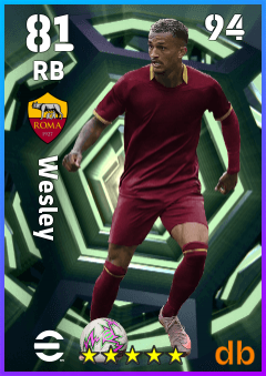 Wesley — RB, OVR 81, MAX 94
