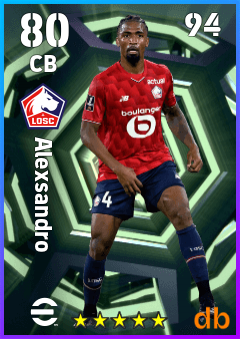Alexsandro — CB, OVR 80, MAX 94
