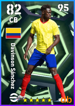 Davinson Sánchez eFootball player card