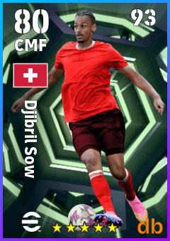 Djibril Sow eFootball player card