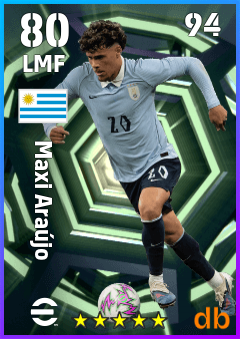 Maxi Araújo eFootball player card