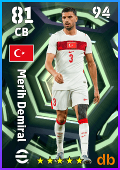 Merih Demiral — CB, OVR 81, MAX 94