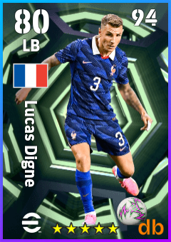 Lucas Digne — LB, OVR 80, MAX 94