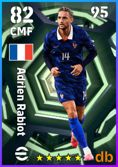 Adrien Rabiot eFootball player card