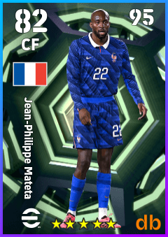 Jean-Philippe Mateta — CF, OVR 82, MAX 95