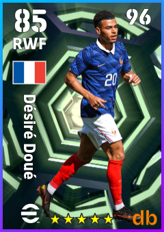 Désiré Doué eFootball player card