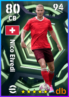 Nico Elvedi — CB, OVR 80, MAX 94