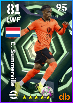 C. Summerville — LWF, OVR 81, MAX 95