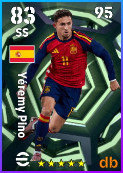 Yéremy Pino — SS, OVR 83, MAX 95