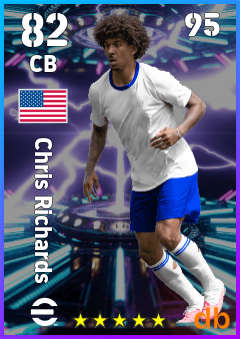 Chris Richards — CB, OVR 82, MAX 95