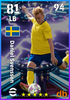 Daniel Svensson — LB, OVR 81, MAX 94