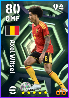 Axel Witsel — DMF, OVR 80, MAX 94