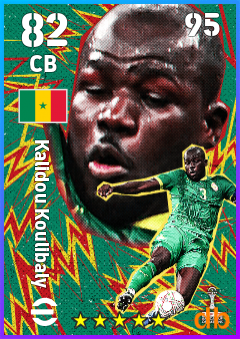 Kalidou Koulibaly — CB, OVR 82, MAX 95