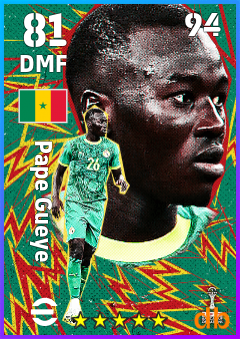 Pape Gueye — DMF, OVR 81, MAX 94