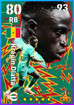 Krépin Diatta — RB, OVR 80, MAX 93