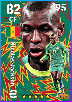 Nicolas Jackson eFootball player card