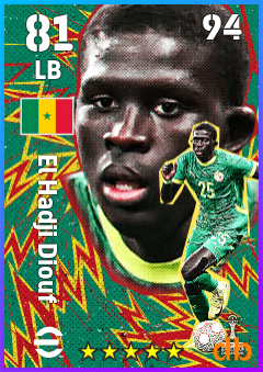 El Hadji Diouf — LB, OVR 81, MAX 94