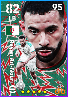 Rayan Aït-Nouri — LB, OVR 82, MAX 95