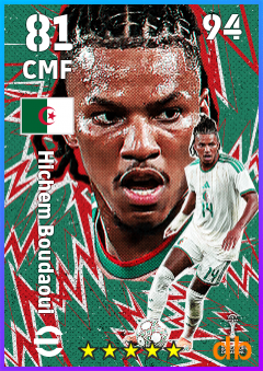 Hichem Boudaoui — CMF, OVR 81, MAX 94