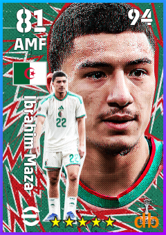 Ibrahim Maza eFootball player card