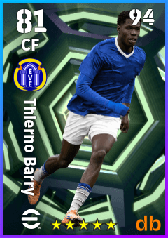 Thierno Barry — CF, OVR 81, MAX 94