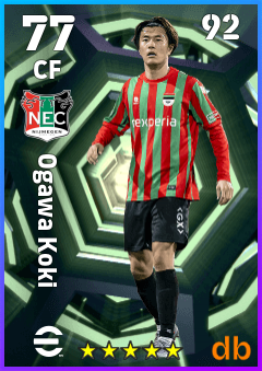 Ogawa Koki — CF, OVR 77, MAX 92