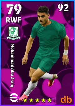Mohammad Abu Zraiq — RWF, OVR 79, MAX 92