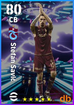 Stefan Savić — CB, OVR 80, MAX 80