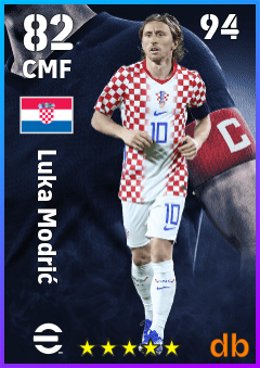 Luka Modrić eFootball player card