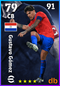 Gustavo Gómez — CB, OVR 79, MAX 91